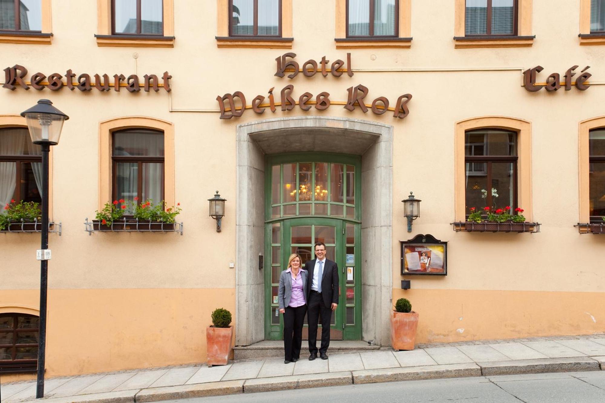 Hotel Weisses Ross Marienberg Exterior photo